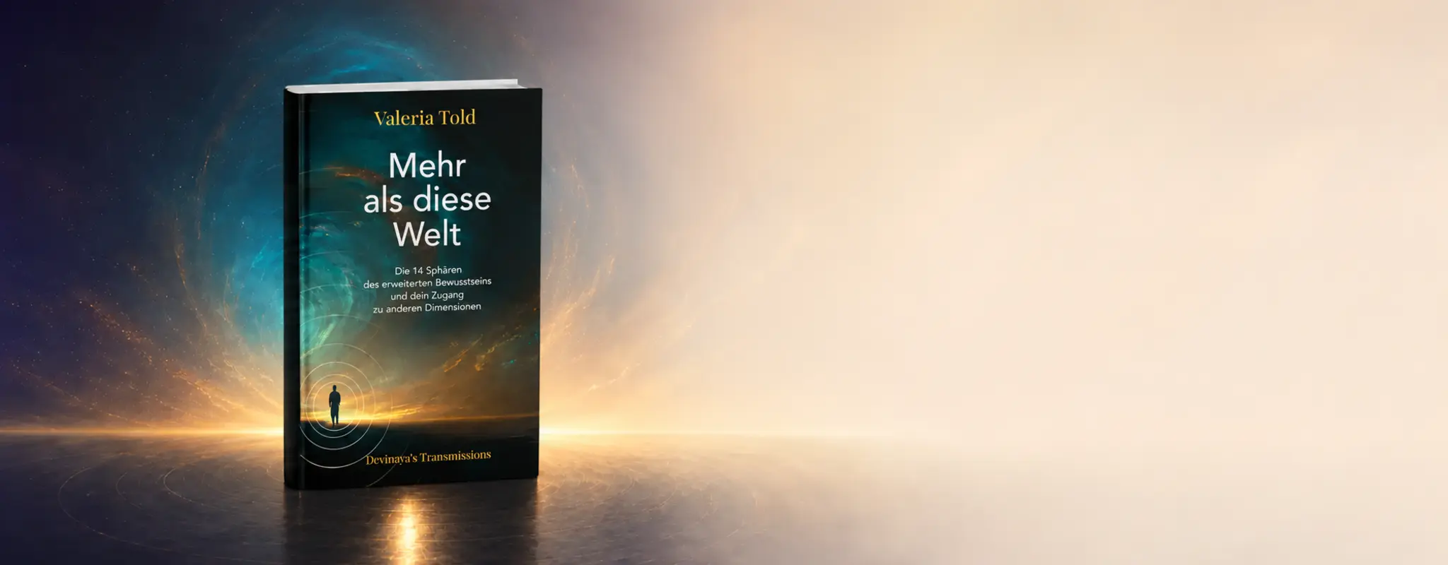 Mehr als diese Welt – Buchcover auf kosmischem Hintergrund